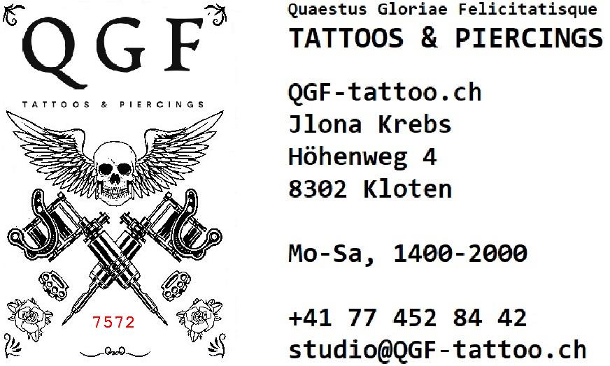 QGF Tattoos & Piercings in Kloten - Ilona Jlona Krebs